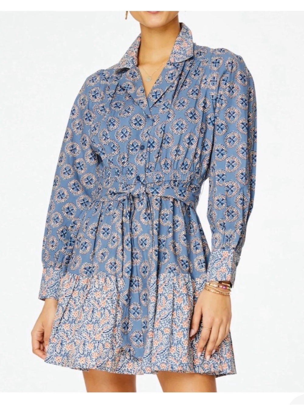 Roller Rabbit Primrose Shea fit and flare dress Small